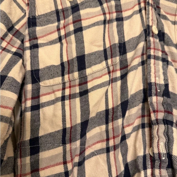 American Eagle flannel hoodie size L - Picture 3 of 6